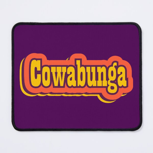 Item preview, Cowabunga Retro Typography, Vintage Slang Word designed and sold by ArtNoveltee.