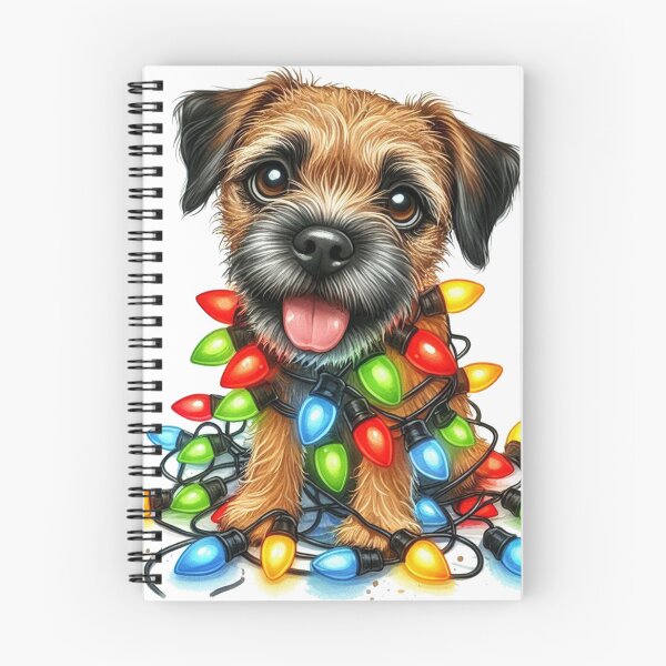 Item preview, Christmas Border Terrier designed and sold by clarkfraser.