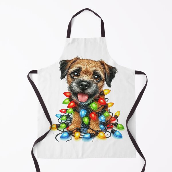 Item preview, Christmas Border Terrier designed and sold by clarkfraser.