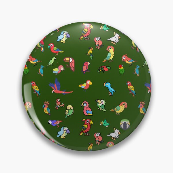 Item preview, Colorful Parrot and Tropical Birds Pattern for Bird Lovers designed and sold by InkredibleZ.