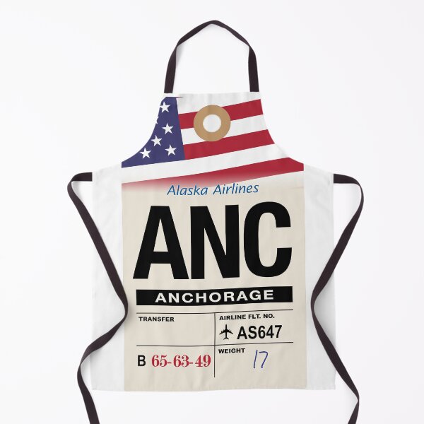 Item preview, Anchorage (ANC) Alaska Airline Luggage Tag designed and sold by travelwitheric.