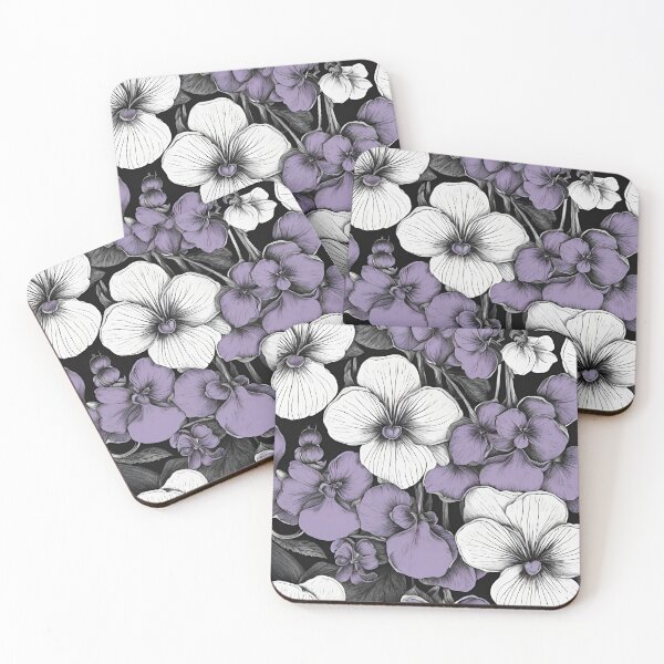 Item preview, Alpine violet flowers designed and sold by AnnRu-art.