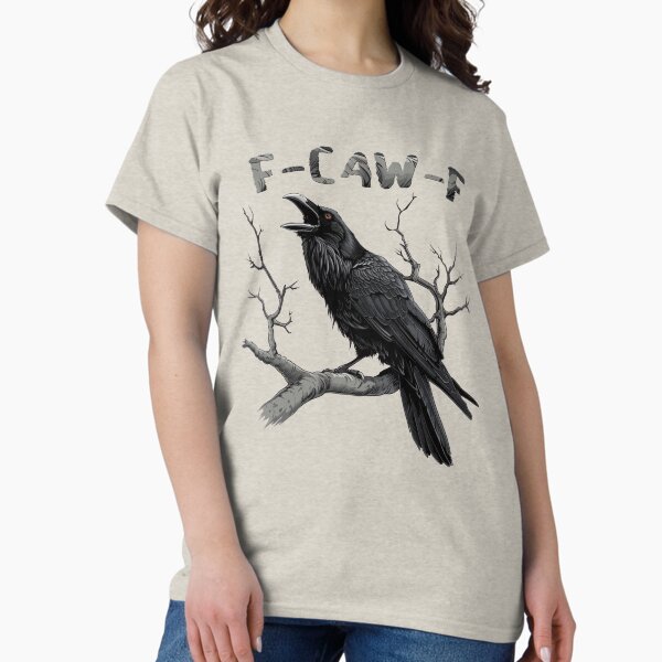 Item preview, Crow/Raven Funny FCawF designed and sold by RamblingBoho.