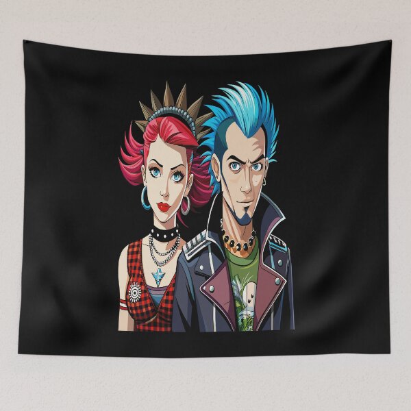 Artikelvorschau, Rebels of the Revolution - Punk Duo Art entworfen und verkauft von AgarutanPrint.