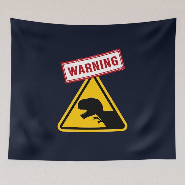 Item preview, T-Rex Zone Warning designed and sold by FanFest.
