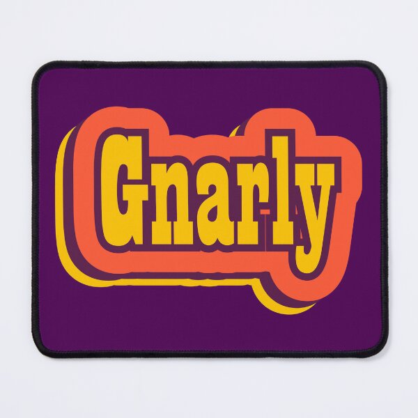 Item preview, Gnarly Retro Typography, Vintage Slang Word designed and sold by ArtNoveltee.