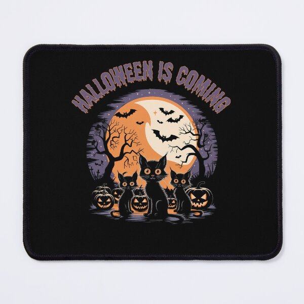 Item preview, Black Cats Halloween Scene designed and sold by Ambient Mind Design.