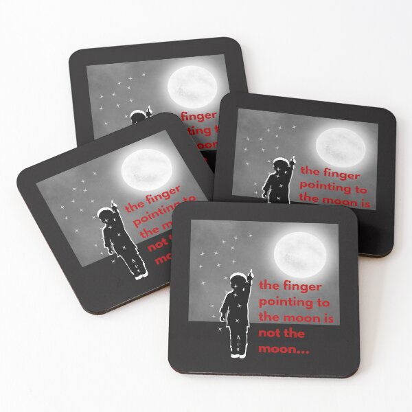 Item preview, Meditation - the finger pointing to the moon is not the moon designed and sold by Betinka.