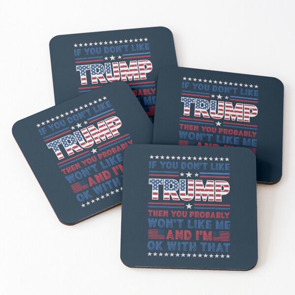 Item preview, Support Trump with Style – "IF YOU DON’T LIKE TRUMP, YOU WON’T LIKE ME" Distressed Grunge Typography design designed and sold by zenturtlemerch.