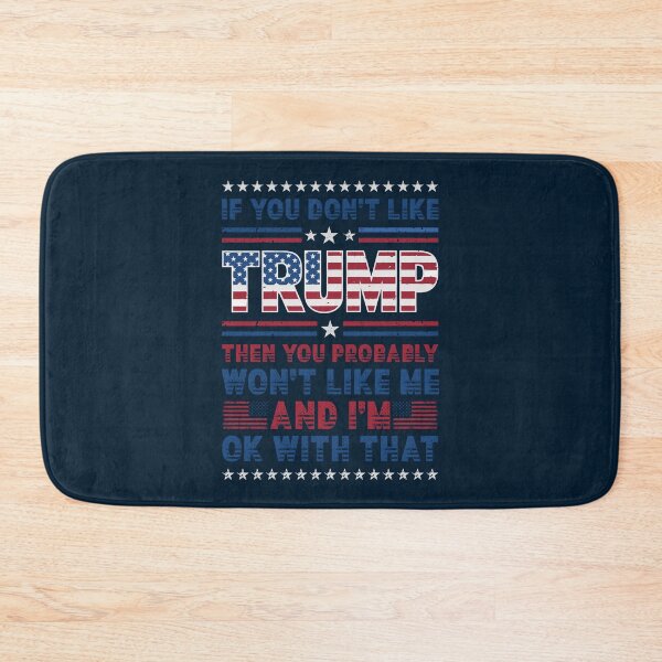 Item preview, Support Trump with Style – "IF YOU DON’T LIKE TRUMP, YOU WON’T LIKE ME" Distressed Grunge Typography design designed and sold by zenturtlemerch.