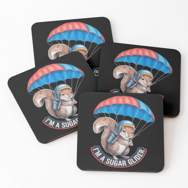 Item preview, Squirrel on a Parachute designed and sold by Promoc.