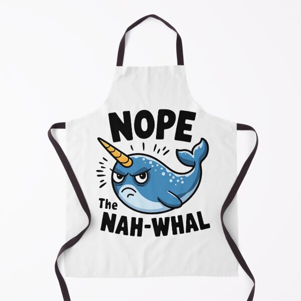 Item preview, The Nah Whal Narwhal designed and sold by Haji Kamora.