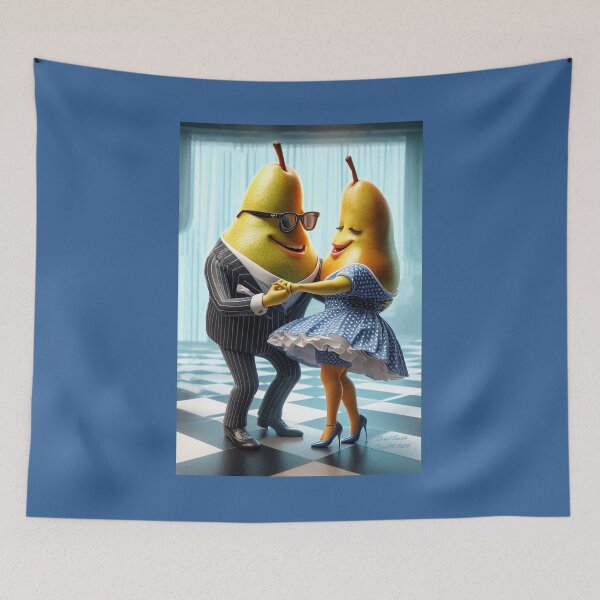 Item preview, A Cute Pair of Pears Dancing designed and sold by CarolM.
