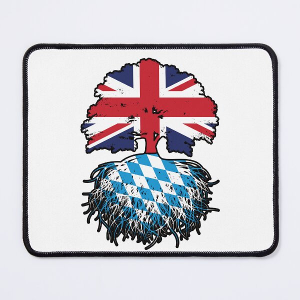 Item preview, Bavaria Bavarian British UK Great Britain United Kingdom Tree Roots Flag designed and sold by FlagX.