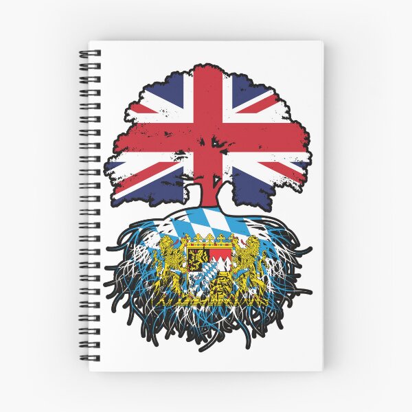 Item preview, Bavaria Bavarian British UK Great Britain United Kingdom Tree Roots Flag designed and sold by FlagX.