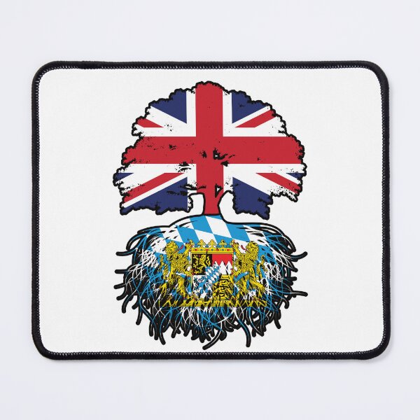 Item preview, Bavaria Bavarian British UK Great Britain United Kingdom Tree Roots Flag designed and sold by FlagX.