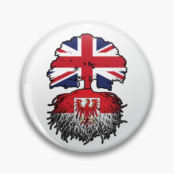 Item preview, Brandenburg Brandenburger British UK Great Britain United Kingdom Tree Roots Flag designed and sold by FlagX.