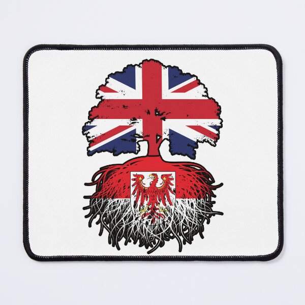 Item preview, Brandenburg Brandenburger British UK Great Britain United Kingdom Tree Roots Flag designed and sold by FlagX.