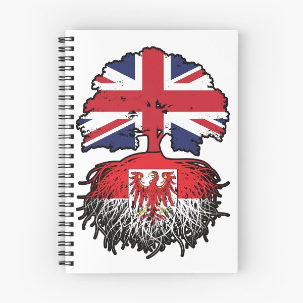 Item preview, Brandenburg Brandenburger British UK Great Britain United Kingdom Tree Roots Flag designed and sold by FlagX.