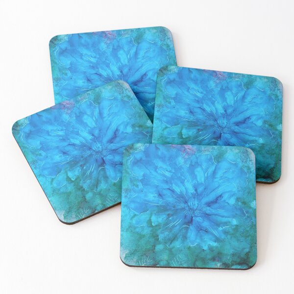 Item preview, A large turquoise blue flower designed and sold by ViktoriaLaSk.
