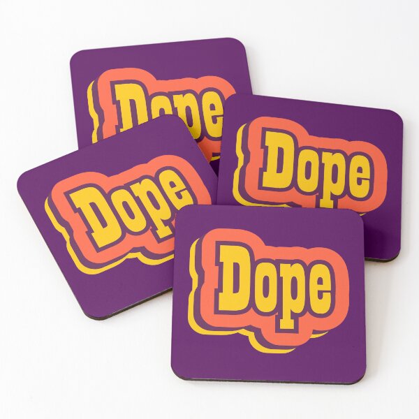 Item preview, Dope Retro Typography, Vintage Slang Word designed and sold by ArtNoveltee.