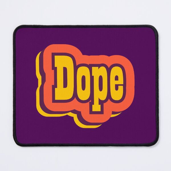Item preview, Dope Retro Typography, Vintage Slang Word designed and sold by ArtNoveltee.