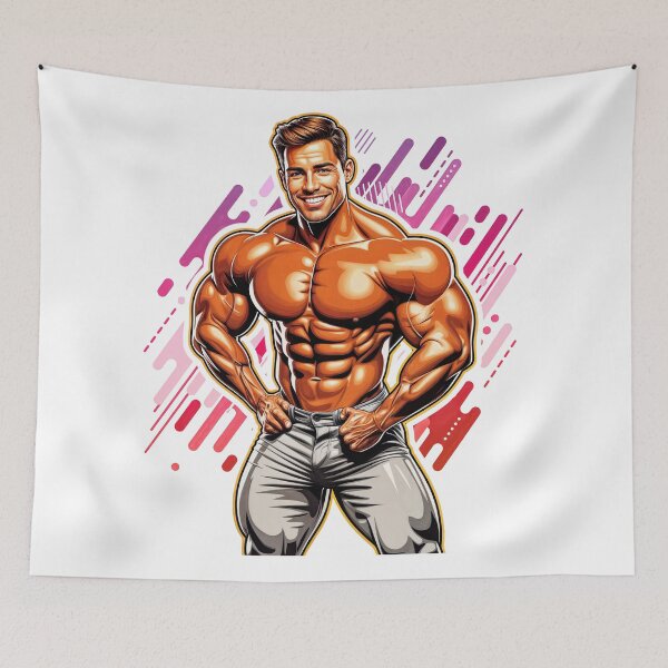 Item preview, New Series: Bodybuilder Sticker #69 designed and sold by ForeverPrintsOK.