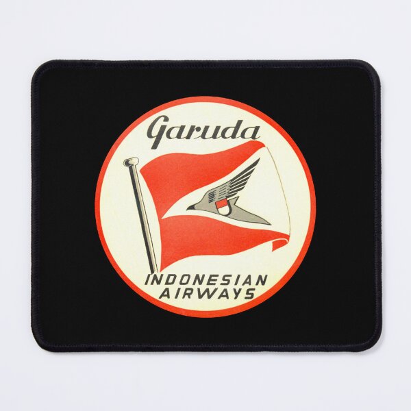 Item preview, Garuda - Indonesian Airways Vintage Luggage Label designed and sold by FutureTraveller.