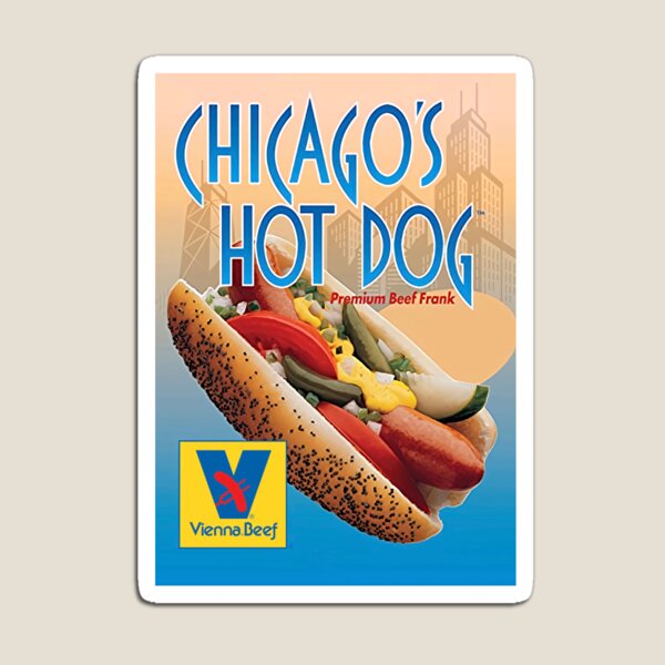 Item preview, Vienna beef Premium Beef Frank Poster designed and sold by TheRDA.
