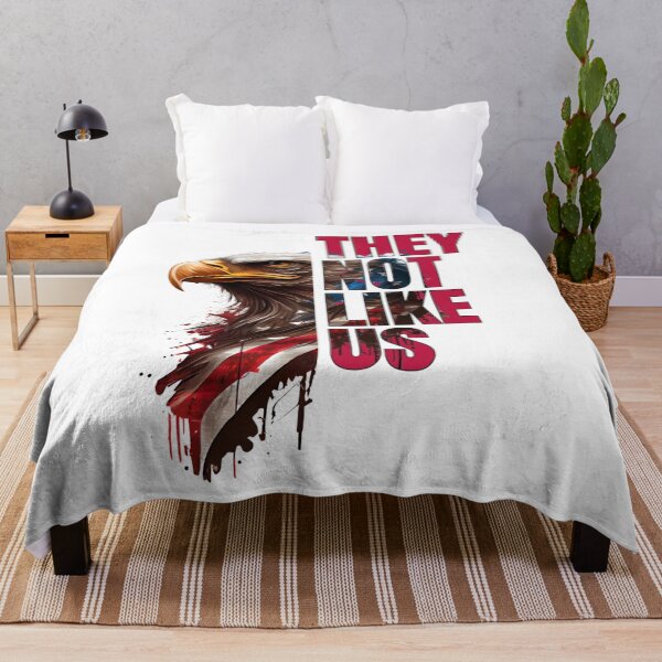 Item preview, They Not Like Us Patriotic Bald Eagle designed and sold by djdesign225.