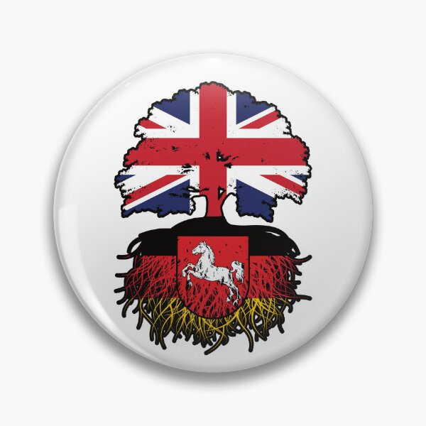Item preview, Lower Saxony Lower Saxon British UK Great Britain United Kingdom Tree Roots Flag designed and sold by FlagX.