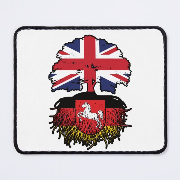 Item preview, Lower Saxony Lower Saxon British UK Great Britain United Kingdom Tree Roots Flag designed and sold by FlagX.