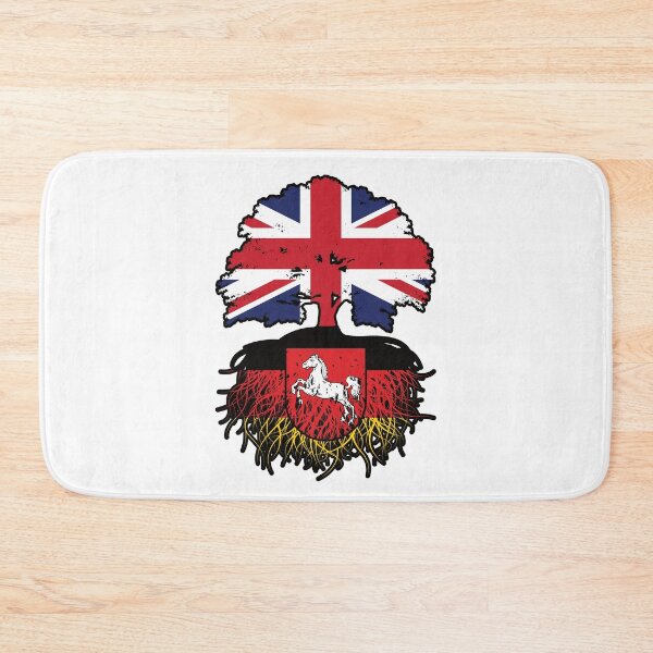 Item preview, Lower Saxony Lower Saxon British UK Great Britain United Kingdom Tree Roots Flag designed and sold by FlagX.