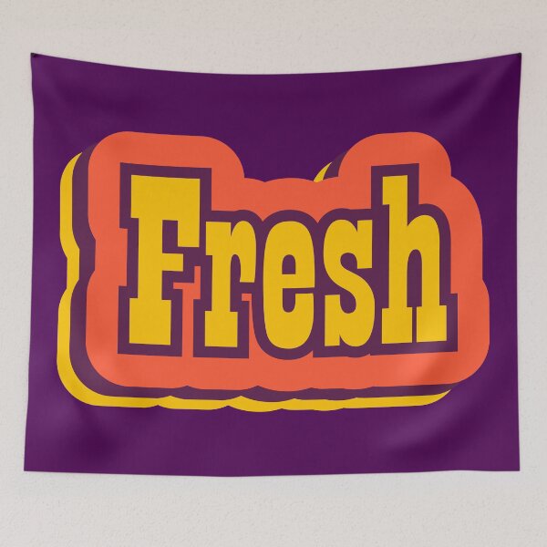 Item preview, Fresh Retro Typography, Vintage Slang Word designed and sold by ArtNoveltee.