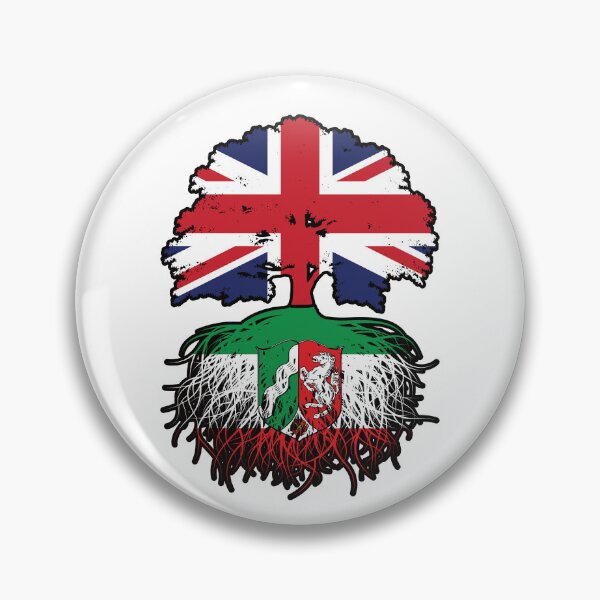 Item preview, North Rhine-Westphalia Nordrhein-Westfalen British UK Great Britain United Kingdom Tree Roots Flag designed and sold by FlagX.