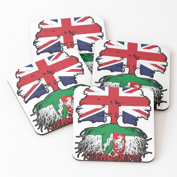 Item preview, North Rhine-Westphalia Nordrhein-Westfalen British UK Great Britain United Kingdom Tree Roots Flag designed and sold by FlagX.