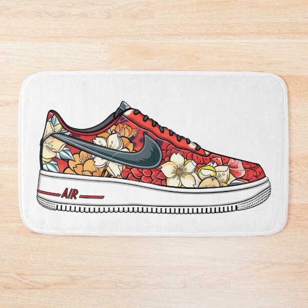 Item preview, Floral Nike Air Force Design designed and sold by BeUniqueCo.