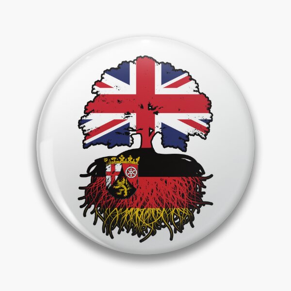Item preview, Rhineland-Palatinate Rheinland-Pfalz British UK Great Britain United Kingdom Tree Roots Flag designed and sold by FlagX.