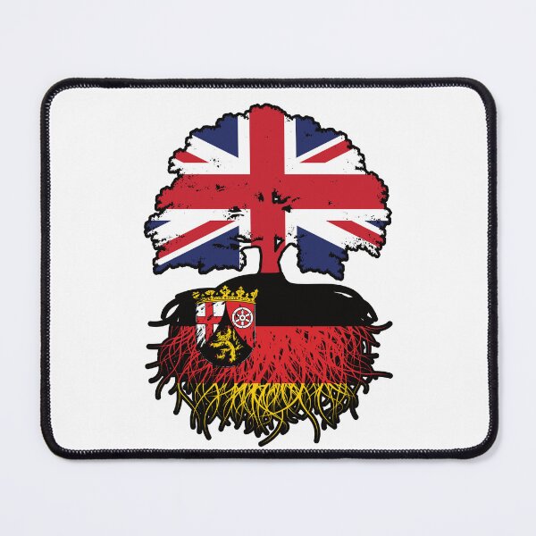 Item preview, Rhineland-Palatinate Rheinland-Pfalz British UK Great Britain United Kingdom Tree Roots Flag designed and sold by FlagX.