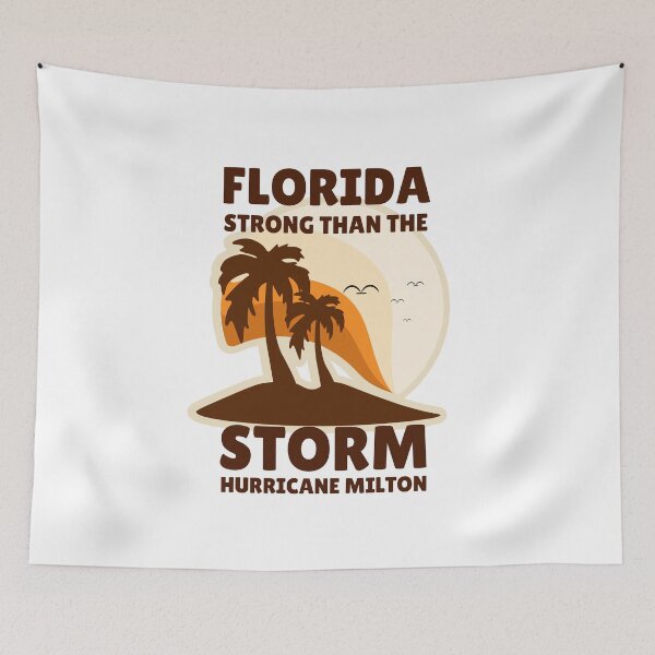 Item preview, Florida Stronger Than The Storm Hurricane Milton  designed and sold by ANNINOART ⭐⭐⭐⭐⭐.