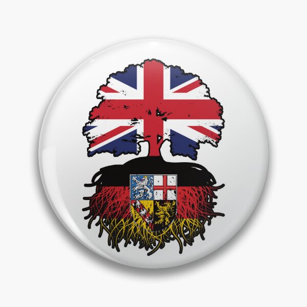 Item preview, Saarland Saarlander British UK Great Britain United Kingdom Tree Roots Flag designed and sold by FlagX.