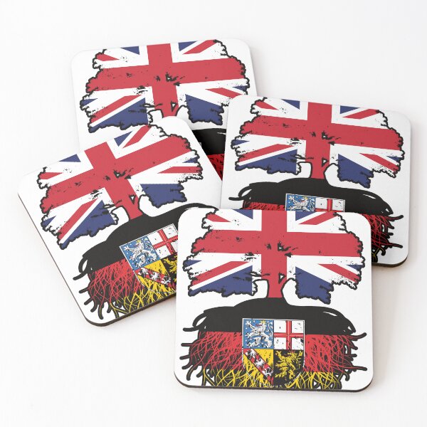 Item preview, Saarland Saarlander British UK Great Britain United Kingdom Tree Roots Flag designed and sold by FlagX.