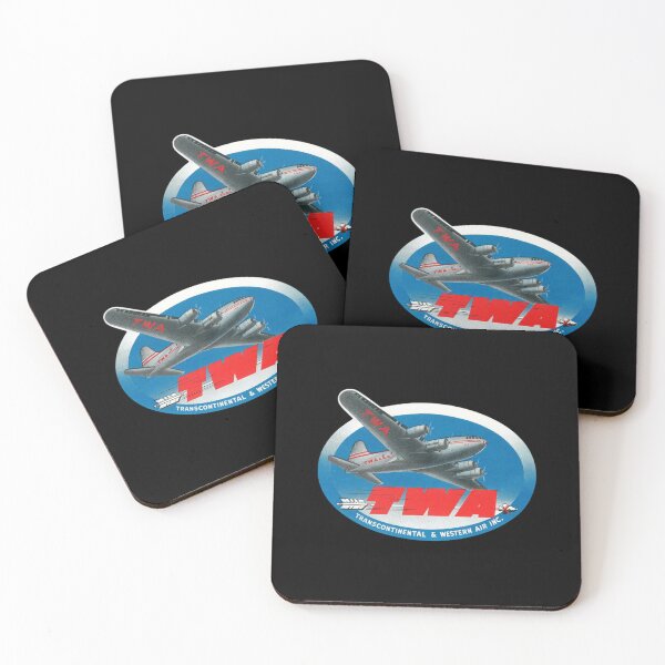 Artikelvorschau, TWA Vintage Luggage Label entworfen und verkauft von FutureTraveller.