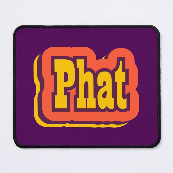 Item preview, Phat Retro Typography, Vintage Slang Word designed and sold by ArtNoveltee.
