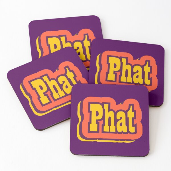 Item preview, Phat Retro Typography, Vintage Slang Word designed and sold by ArtNoveltee.