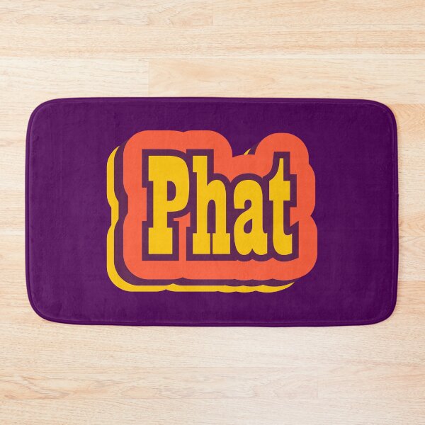 Item preview, Phat Retro Typography, Vintage Slang Word designed and sold by ArtNoveltee.