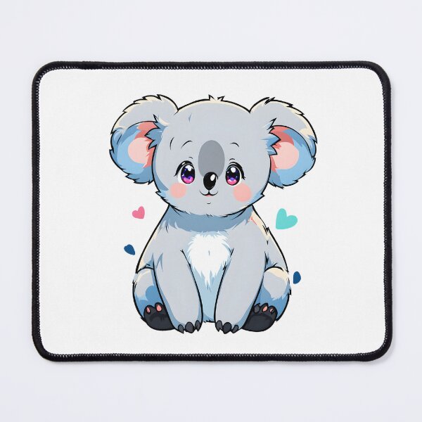 Item preview, Smiling Kawaii Koala with Hearts for Kids designed and sold by RetroPop23.