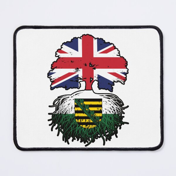 Item preview, Saxony Saxon British UK Great Britain United Kingdom Tree Roots Flag designed and sold by FlagX.