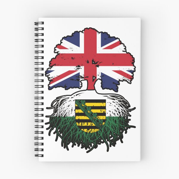 Item preview, Saxony Saxon British UK Great Britain United Kingdom Tree Roots Flag designed and sold by FlagX.