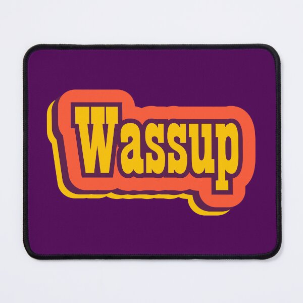 Item preview, Wassup Retro Typography, Vintage Slang Word designed and sold by ArtNoveltee.